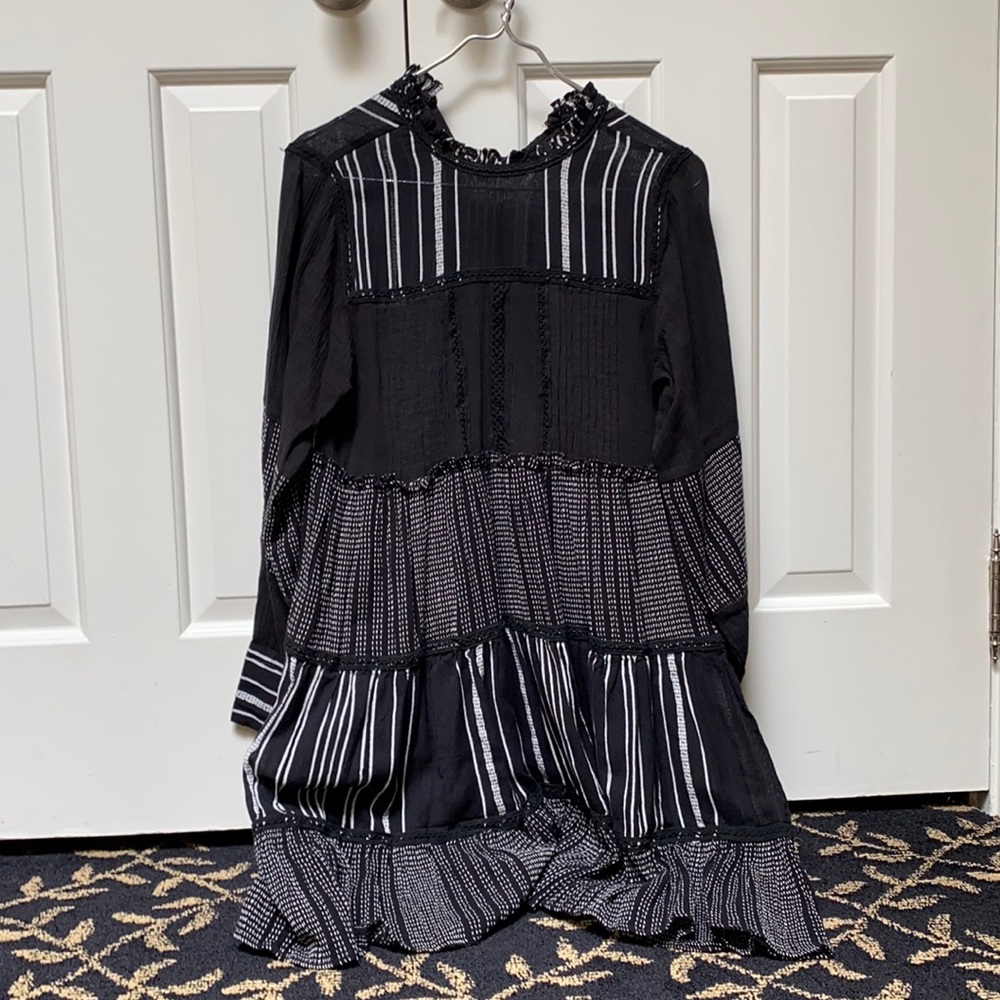 Long sleeve flowy dress